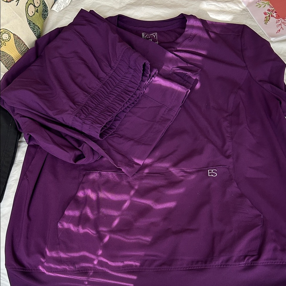 Uniform Advantage Purple Scrub Set
